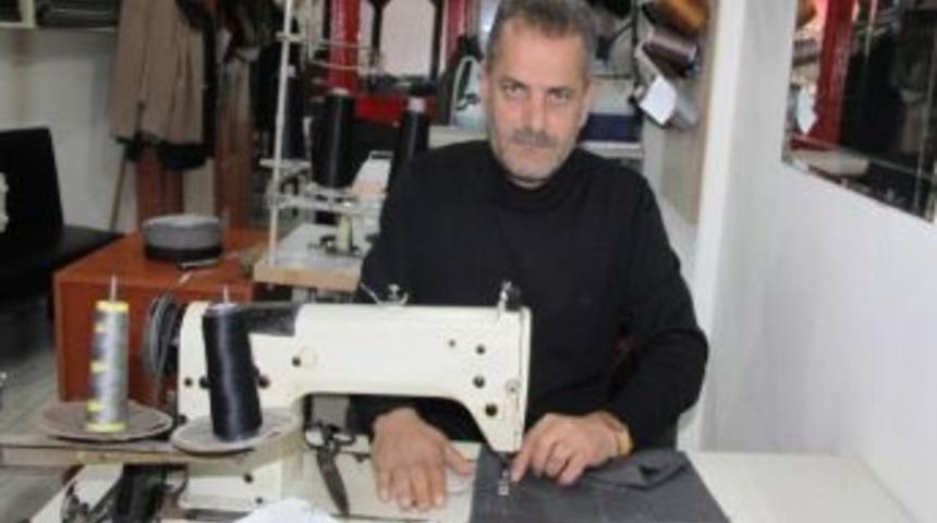 Trabzonlu Terzi 1 Saatte Pantolon Dikip M&uuml;şterisine Teslim Ediyor