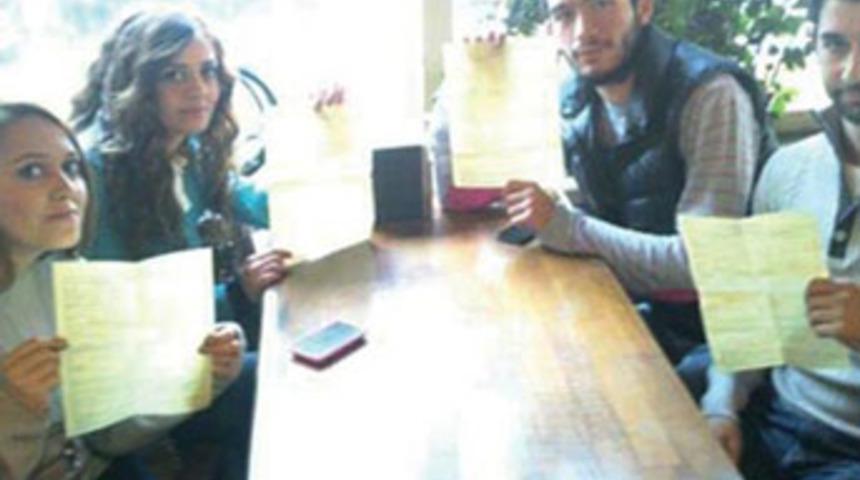 Kızlı erkekli eve ilk ceza kesildi