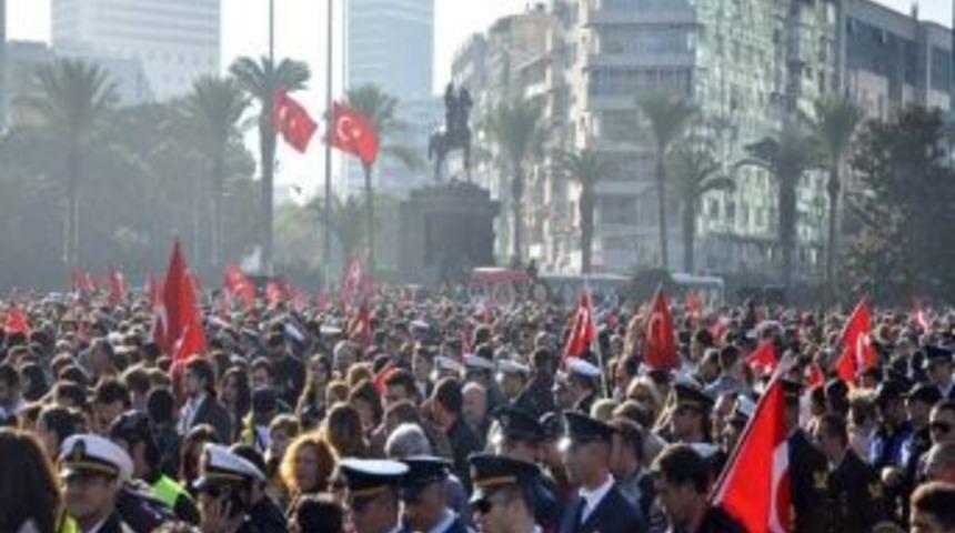 İzmir&rsquo;de 10 Kasım Anma T&ouml;reni