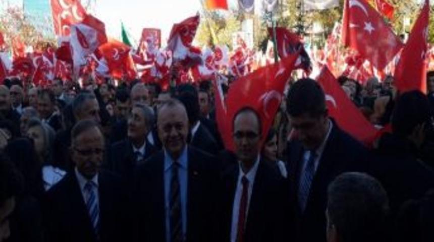 Başkan Erg&uuml;n Ankara&rsquo;da &lsquo;t&uuml;rkiye&rsquo; Mitingi&rsquo;ne Katıldı