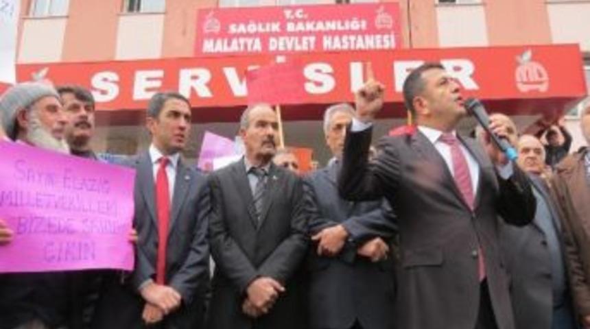 Mahalle Sakinlerinden Hastane Eylemi
