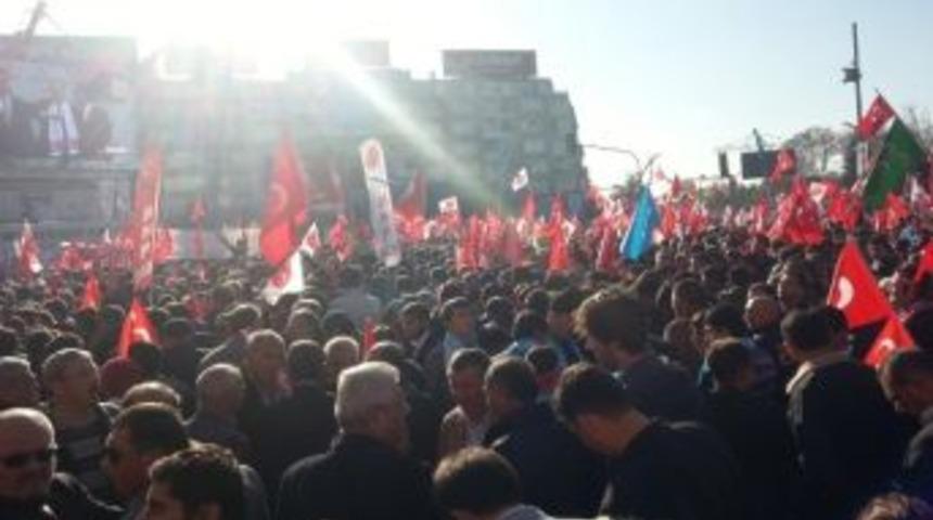 Mhp Urla &Ouml;rg&uuml;t&uuml; &ldquo;t&uuml;rkiye Mitingi"ne Katıldı