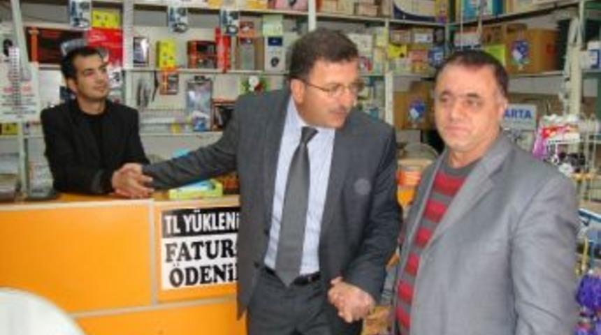 Aydoğan, Tecde Esnafını Ziyaret Etti
