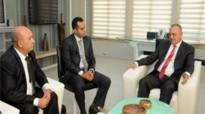 Vedat Erdem'den Başkan Erg&uuml;n'e Ziyaret