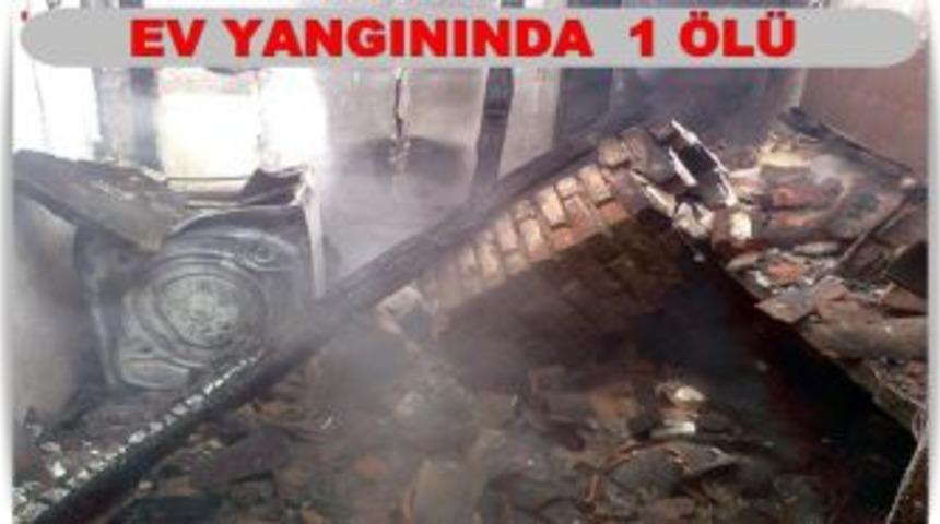 Elazığ'da evde yangın: 1 &ouml;l&uuml;