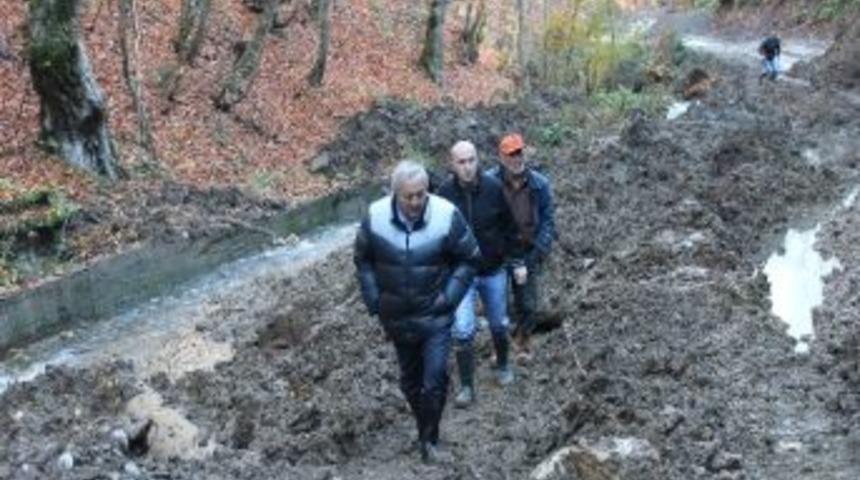 Başkan Semerci İ&ccedil;me Suyu İsale Hattında İncelemelerde Bulundu
