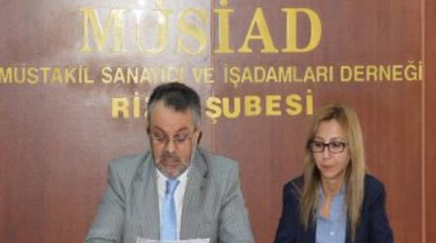 Müsiad Rize Şubesi Başkanı Mahmut Dabak: