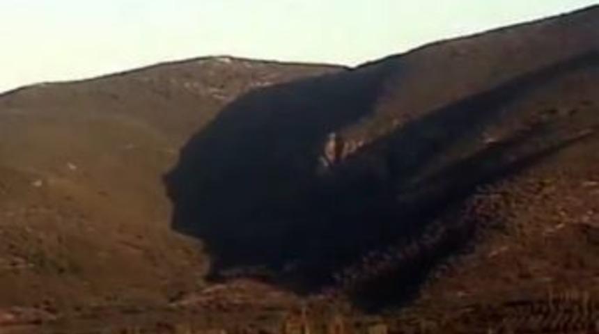 İznik&rsquo;in Dağında Atat&uuml;rk silueti belirdi