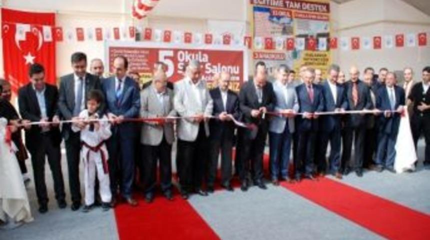Karatay&rsquo;da 5 Okula Yapılan Spor Salonu T&ouml;renle A&ccedil;ıldı