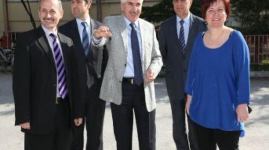 Başkan Sakallı&rsquo;nın Atat&uuml;rk Lisesi Ziyareti