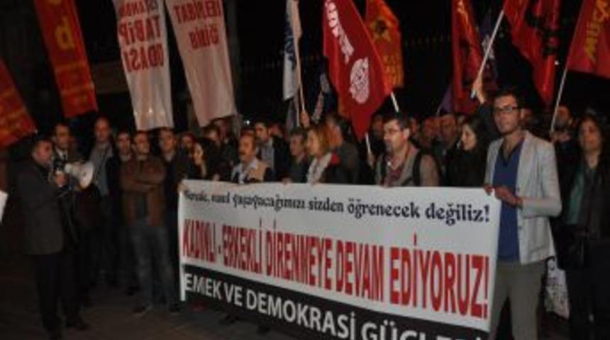 Sendikalardan H&uuml;k&uuml;mete 'yaşam Alanı' Protestosu