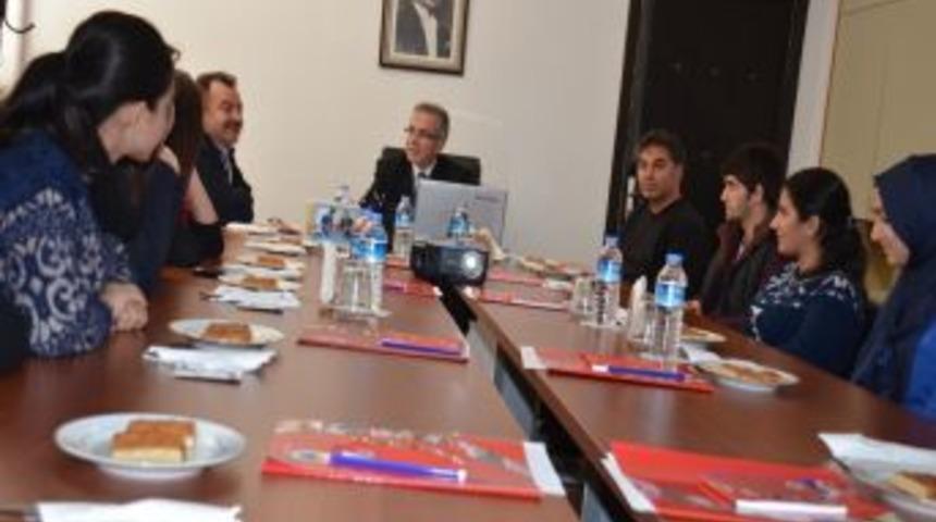 Sinop &Uuml;niversitesi'ne Qafgaz &Uuml;niversitesi &Ouml;ğrencilerinden Ziyaret