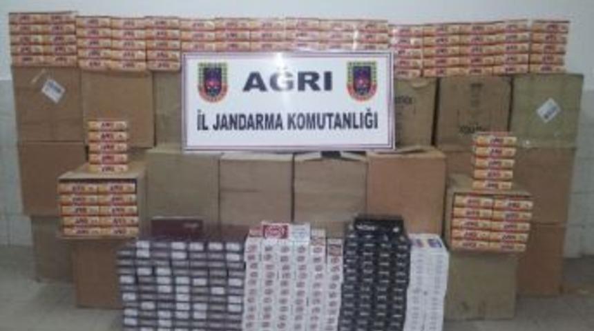 Ağrı&rsquo;da 146 Bin 256 Paket Ka&ccedil;ak Sigara İmha Edildi