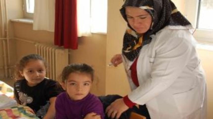 Simav&rsquo;da Miniklere Karma Aşı