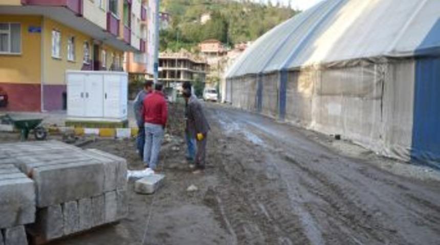 &Ccedil;ayeli Belediyesi &Ccedil;alışmalarına Devam Ediyor