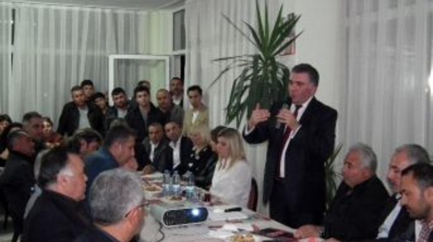 Akb&uuml;k Belediye Başkanından &Ccedil;orumlulara Ziyaret..