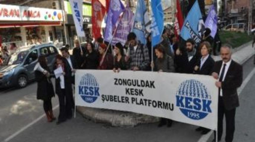 Kesk &Uuml;yelerinden &Ouml;ğrenci Evleri Protestosu