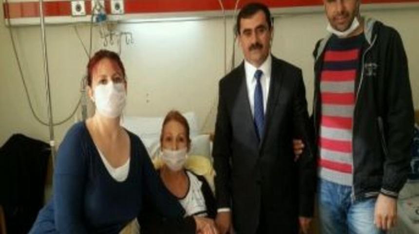 Hayırsever Pervin Par, Hasta Yatağında