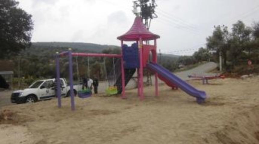 &Ccedil;amlık K&ouml;y&uuml; &Ccedil;ocukları Oyun Parkına Kavuştu