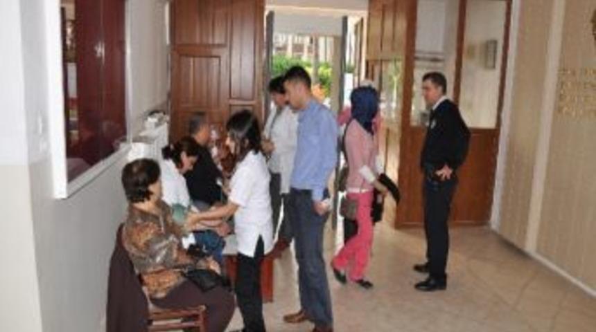 D&ouml;rtyol'da Sağlık Ekipleri Kurumlarda Tansiyon &Ouml;l&ccedil;t&uuml;