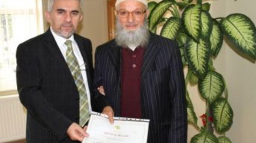 Hafızlık Belgesini 60 Yıl Sonra Aldı