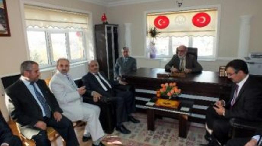 İl M&uuml;ft&uuml;s&uuml; Maraşlıgil, Pınarbaşı M&uuml;ft&uuml;s&uuml;n&uuml; Ziyaret Etti