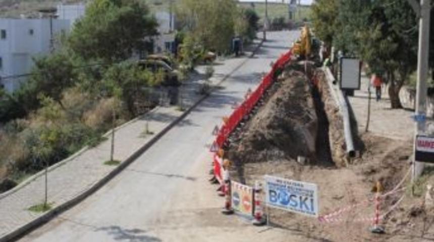 Boski, İnsan Sağlığına Zararlı Asbest Boruları Değiştirmeye Devam Ediyor