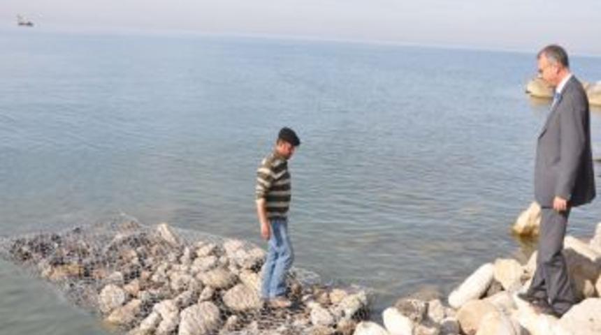 Derin Deniz Deşarj Sisteminde Gabyon &Ccedil;alışması Da Başladı