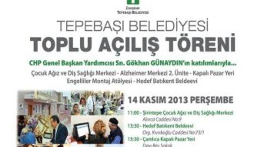 Tepebaşı&rsquo;nda A&ccedil;ılış Ş&ouml;leni