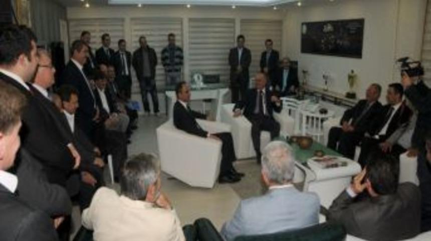 Aday Adayı &Ccedil;&ouml;ll&uuml;&rsquo;den Başkan Erg&uuml;n&rsquo;e Ziyaret