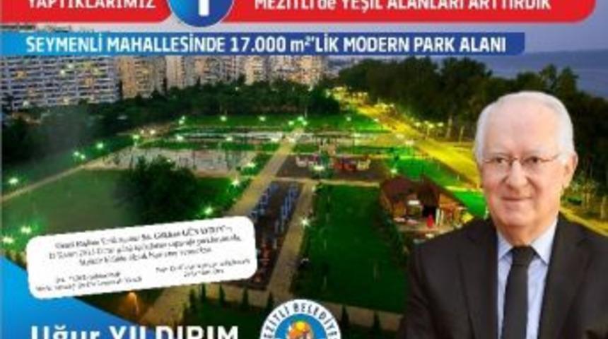 Mezitli'de 2 B&uuml;y&uuml;k Park A&ccedil;ılıyor
