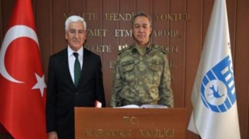 Korgeneral Alataş&rsquo;tan Vali Koca&rsquo;ya Ziyaret