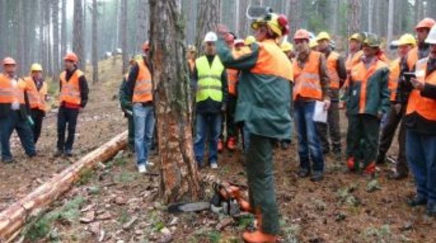 Keles Ormanlarında İş G&uuml;venliği Tatbikatı
