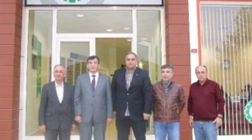 Aday Adayı Oktay Yıldırım Samib&rsquo;i Ziyaret Etti