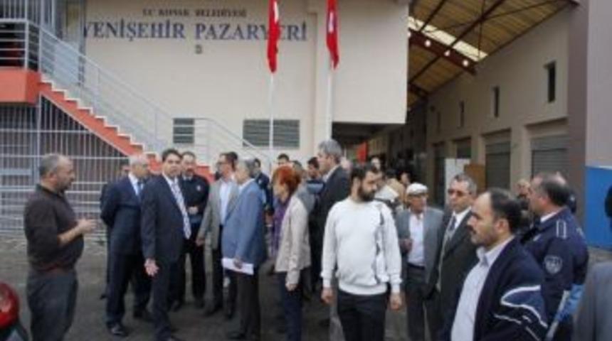 Başkan Tartan, Yenişehir Pazaryeri'ni Denetledi