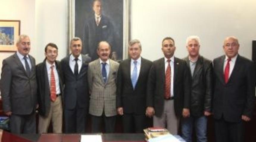 T&uuml;m Yerel Sen&rsquo;dan Başkan B&uuml;y&uuml;kerşen&rsquo;e Ziyaret