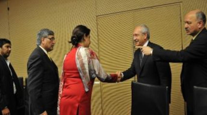 Chp Genel Başkanı Kılı&ccedil;daroğlu, Pakistan Heyeti İle G&ouml;r&uuml;şt&uuml;