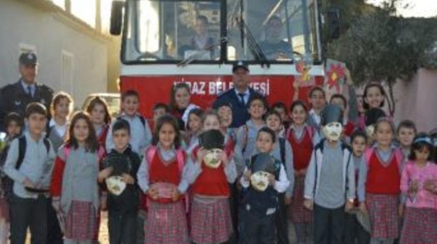 Kiraz Belediyesi&rsquo;nden &Ouml;ğrencilere Servis Hizmeti