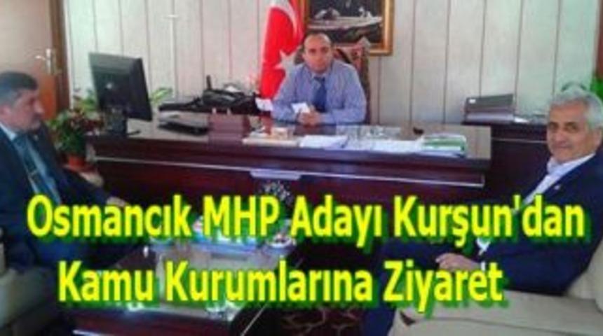 Osmancık MHP Adayı Kurşun'dan kamu kurumlarına ziyaret