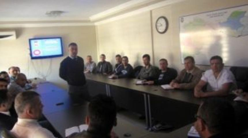 Emniyet Personeline Takograf Kullanıcı Eğitimi Verildi