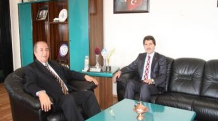 Merkez Valisi Ahmet Kara Başkan &Ccedil;akır&rsquo;ı Ziyaret Etti