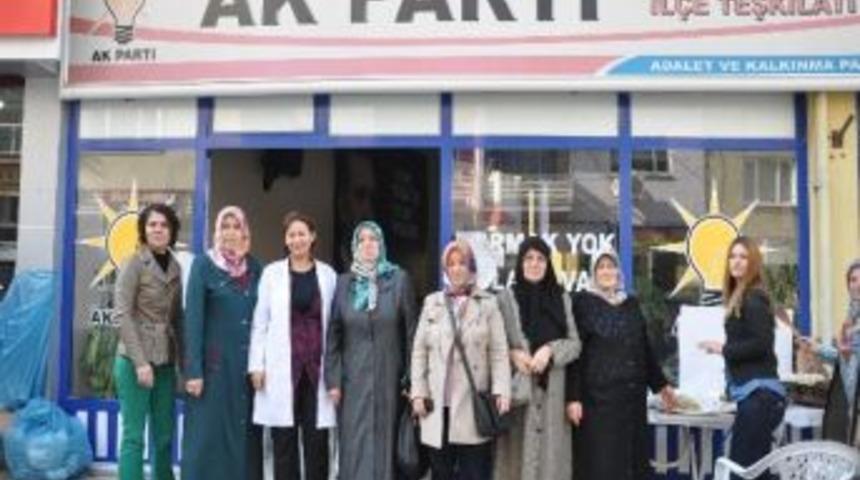 Ak Partili Hanımlardan Yardıma Muhta&ccedil; Aileler Yararına Kermes