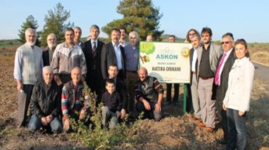 ASKON&rsquo;dan 12 Fidanlık Hatıra Ormanı