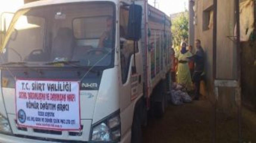 Siirt&rsquo;te K&ouml;m&uuml;r Dağıtımı Başladı