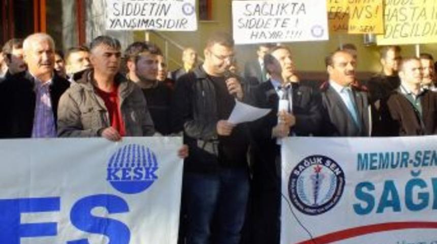 Sağlık Sendikaları Doktora Yapılan Saldırıya Tepki G&ouml;sterdi