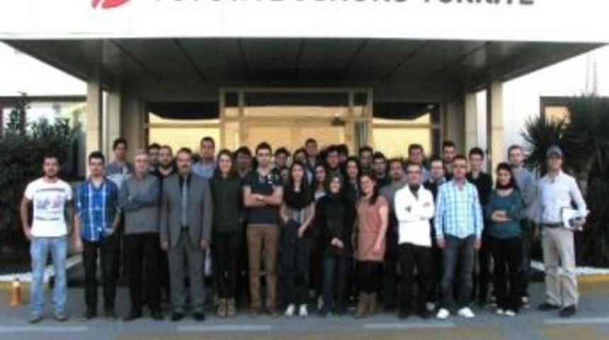 Sa&uuml; M&uuml;hendislik Fak&uuml;ltesi &Ouml;ğrencileri Toyota&rsquo;ya Teknik Gezi D&uuml;zenledi