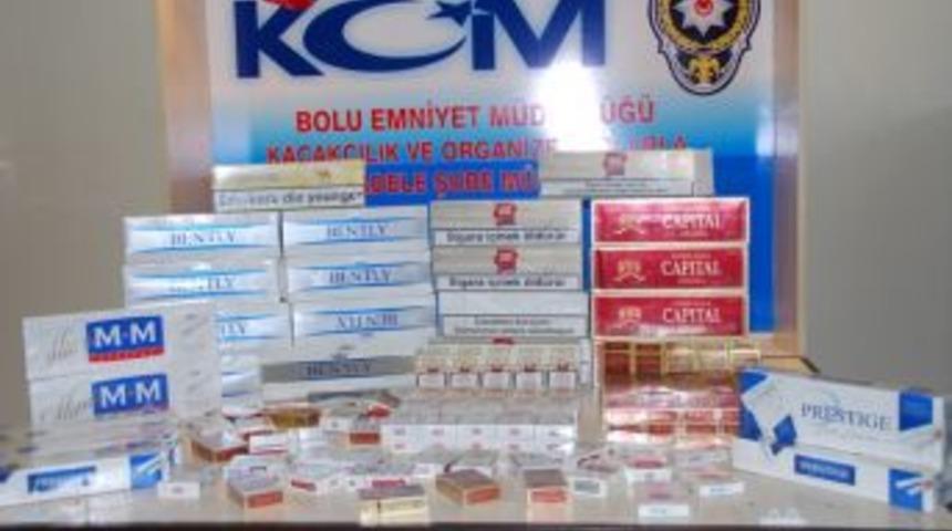 Bolu&rsquo;da Ka&ccedil;ak Sigara Operasyonu