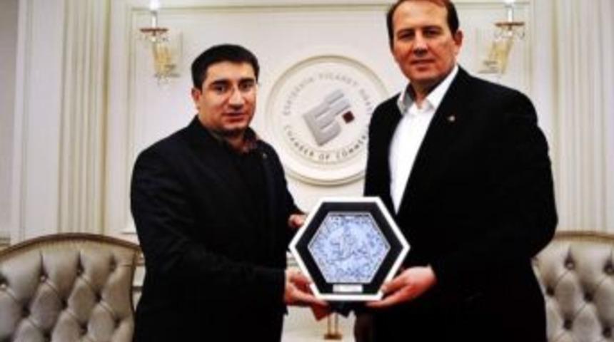 Vatbo Başkanı Toprak&rsquo;tan Eskişehir Ticaret Odası&rsquo;na Ziyaret