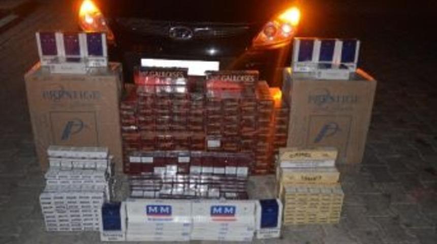 Derik'te 2 Bin 650 Paket Ka&ccedil;ak Sigara Ele Ge&ccedil;irildi