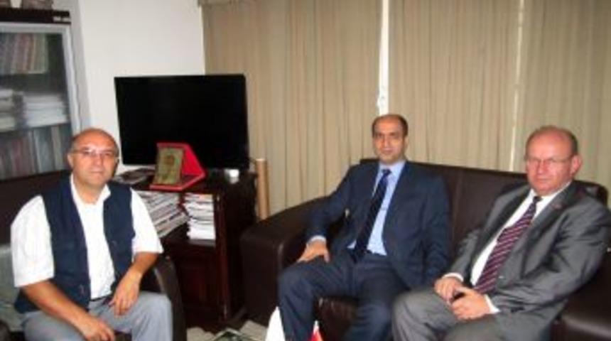 Adana Defterdarı Utkucu, &Ccedil;GC Başkanı Esendemir&rsquo;i Ziyaret Etti